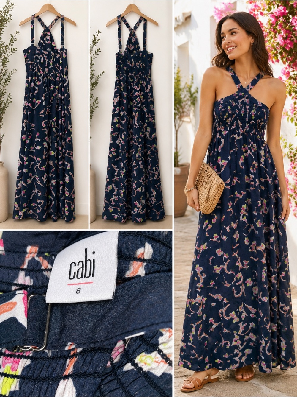 Cabi Aurora Paradise Maxi Dress Style #5269 – Size 8